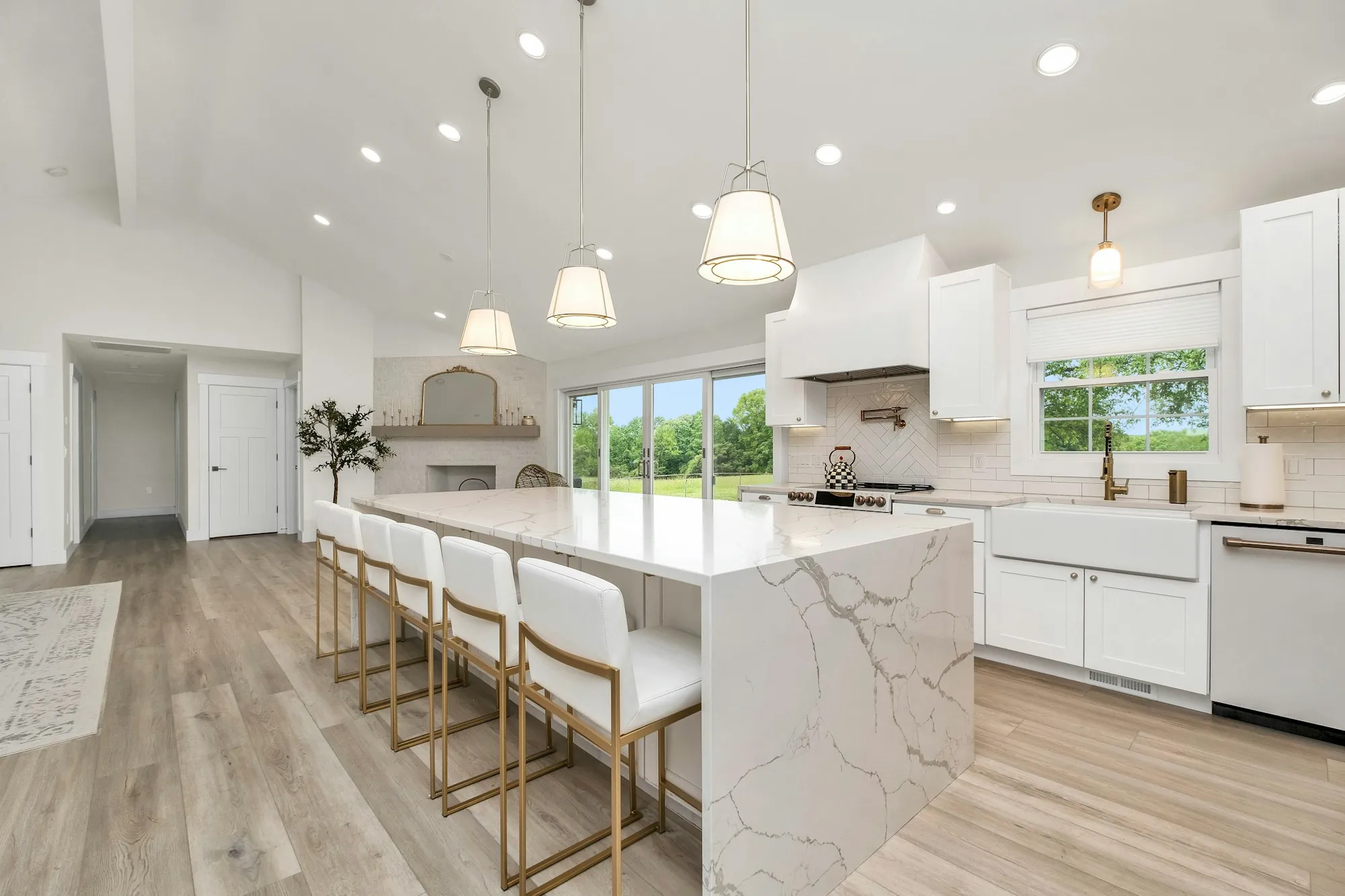 Finished kitchen after a remodel