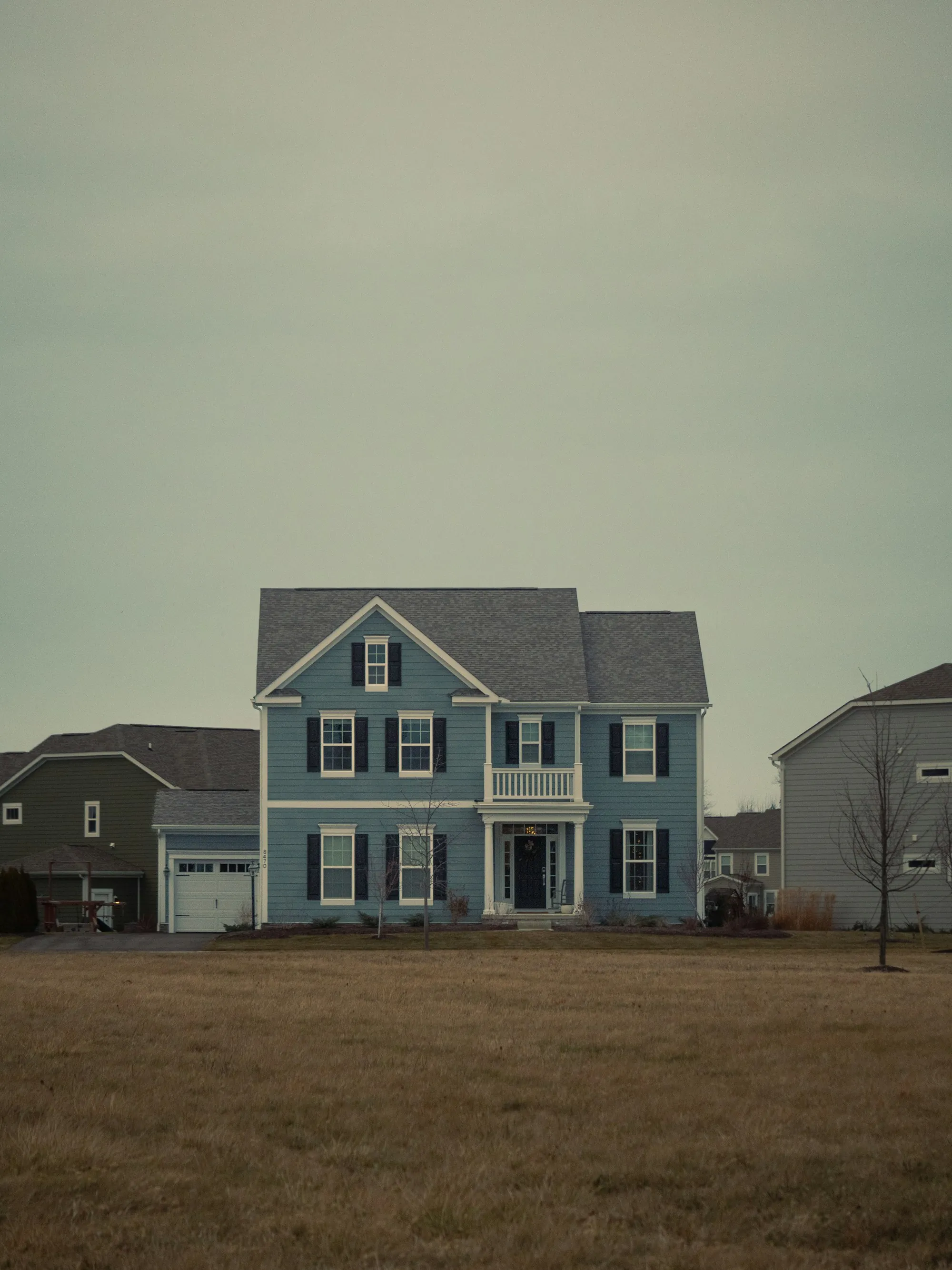 Residential home and front yard